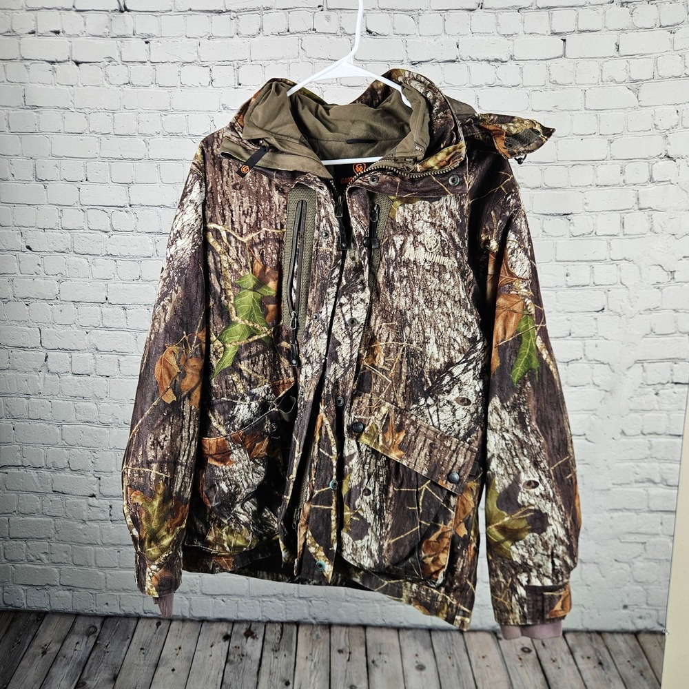 Game Winner Mens Camo Hunting Jacket Waterproof Insulated Hooded Parka Small